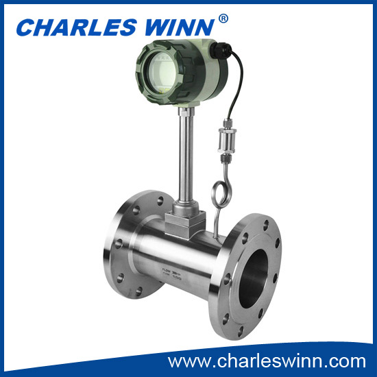 Temperature and Pressure Compensation Vortex Flow Meter