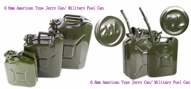 5/ 10/ 20/ 25/ 30 liter stainless steel mini oil jerry can