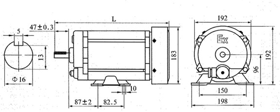 WDMSB Explosion Proof Motor/gas station equipment/Fuel Dispenser Parts